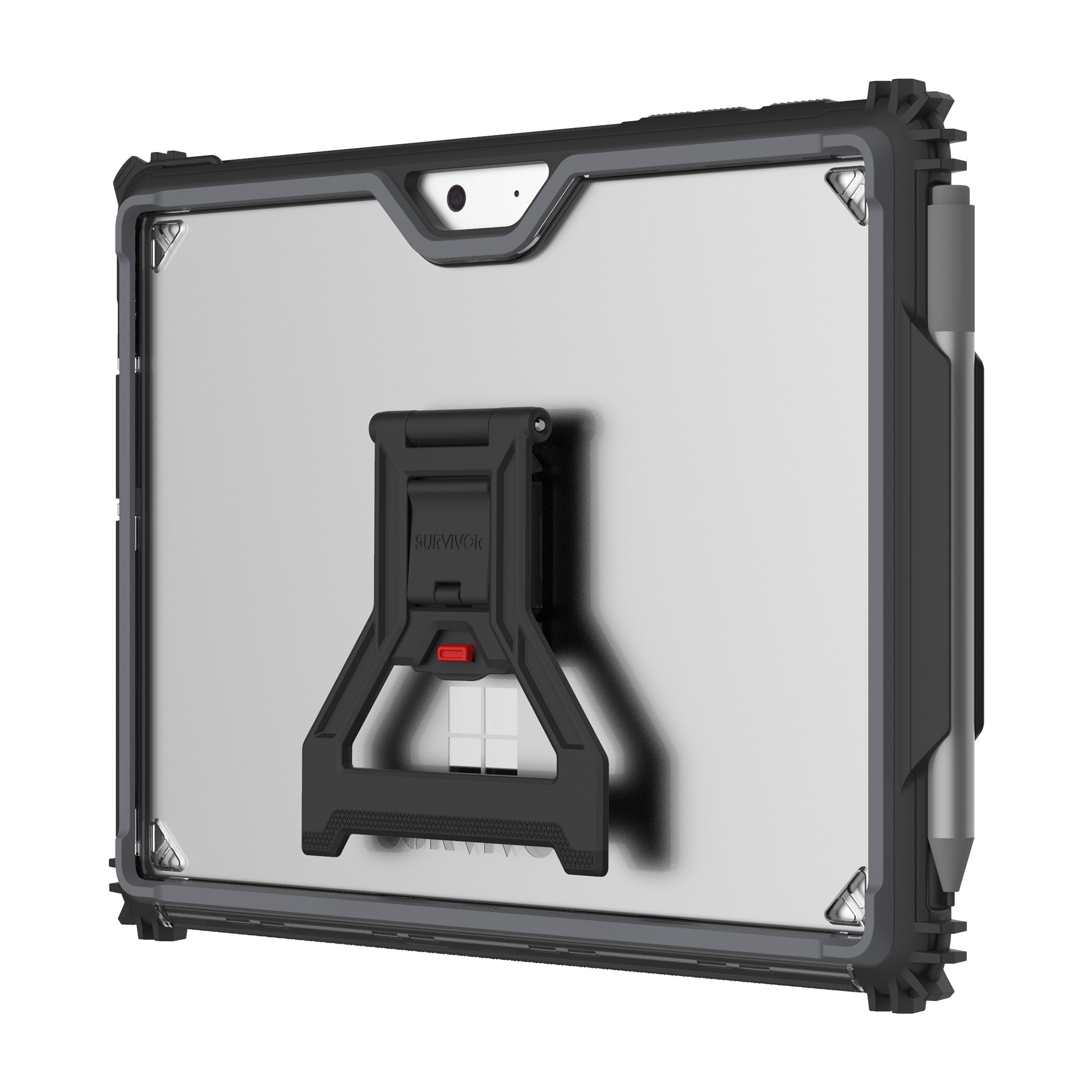 Black | Survivor Strong for Microsoft Surface Go 3 / Microsoft Surface Go 2 / Microsoft Surface Go - Black