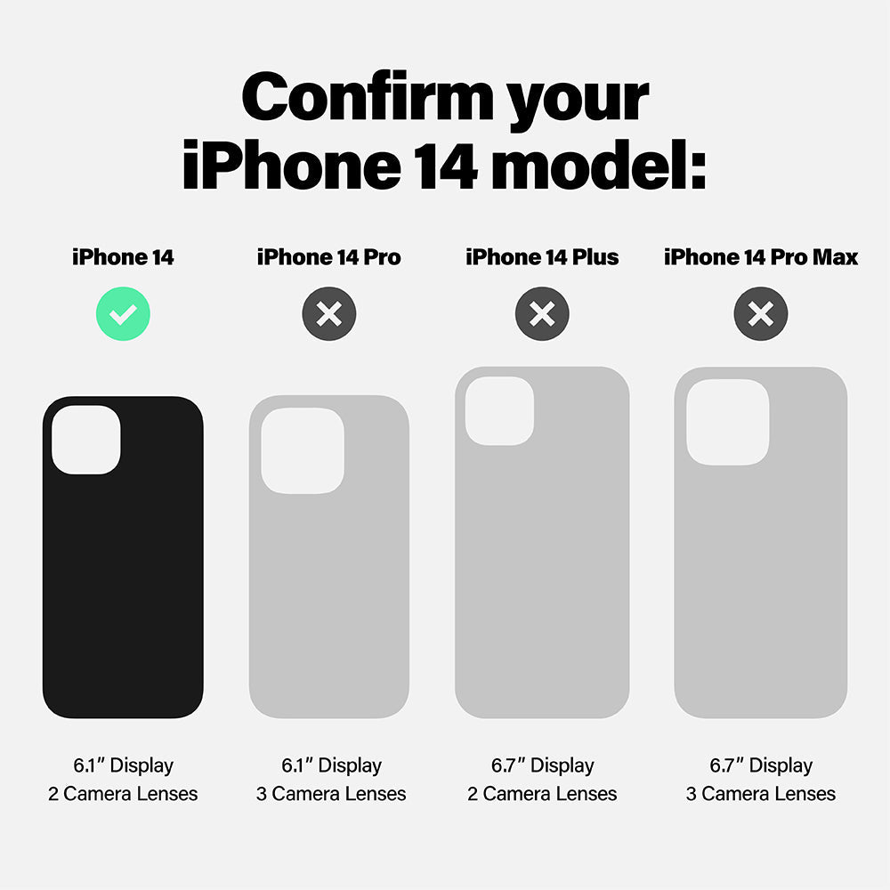 Lavender Violet/Clear | Organicore Clear for iPhone 14 - Lavender Violet/Clear