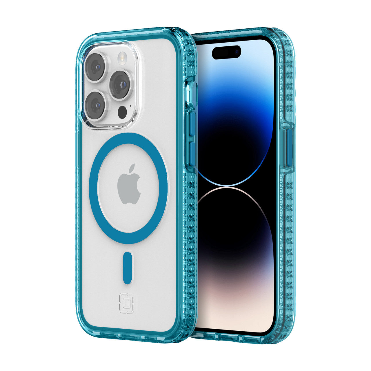 Bluejay/Clear | Grip for MagSafe for iPhone 14 Pro - Bluejay/Clear