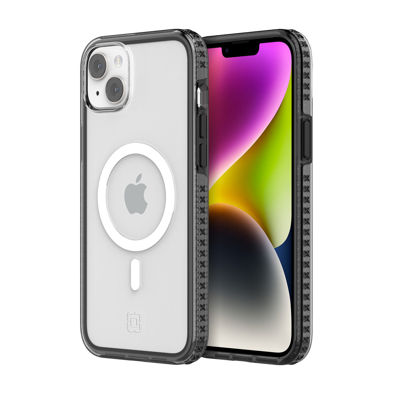 Black/Clear | Grip for MagSafe for iPhone 14 Plus - Black/Clear
