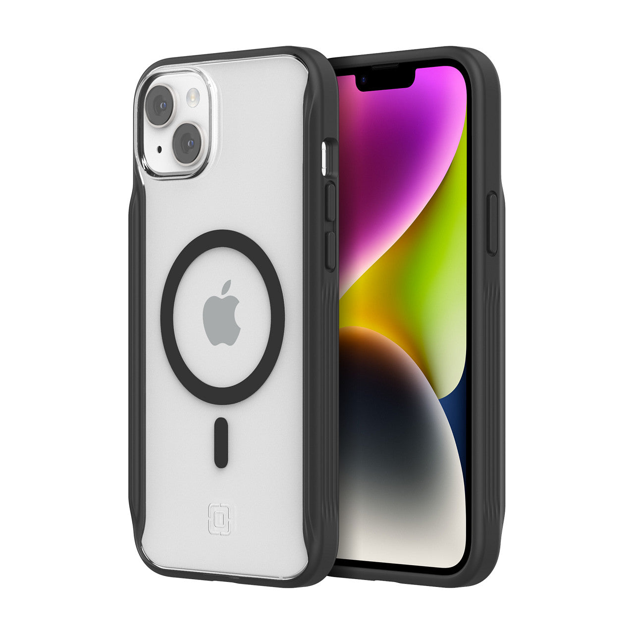Black/Clear | AeroGrip for MagSafe for iPhone 14 Plus - Black/Clear