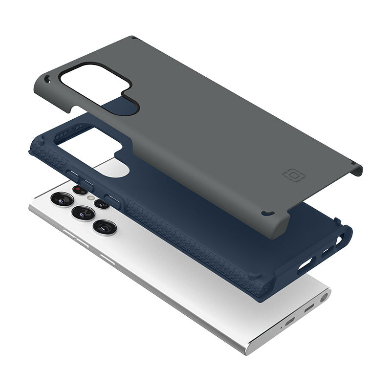 Slate Gray | Duo for Samsung Galaxy S22 Ultra - Slate Gray